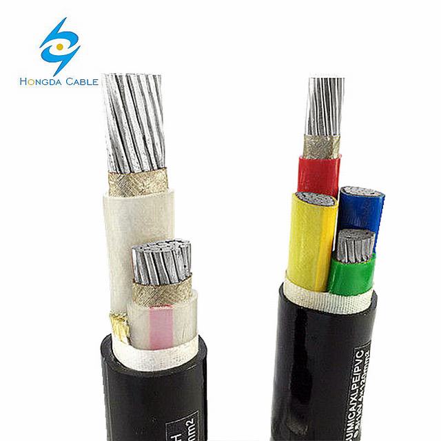 
                                 1.1Kv 3.5 Core XLPE Aluminio Cable Cable de alimentación 3x185+1x95 3X185+1x70                            