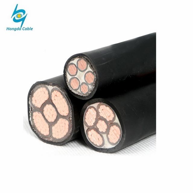 120mm Copper/Aluminum XLPE Swa Armored 4 Core Earthing Power Cable