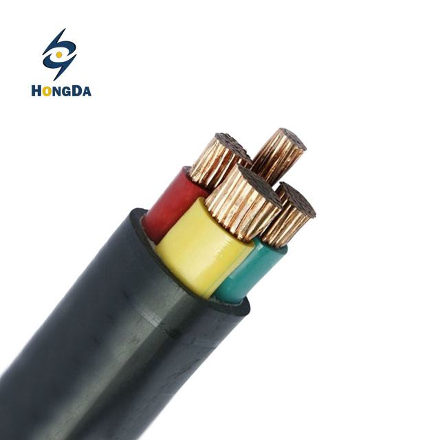 120mm2 PVC Insulated Copper 0.6/1kv 4 Core Low Voltage Power Electric Cable Price