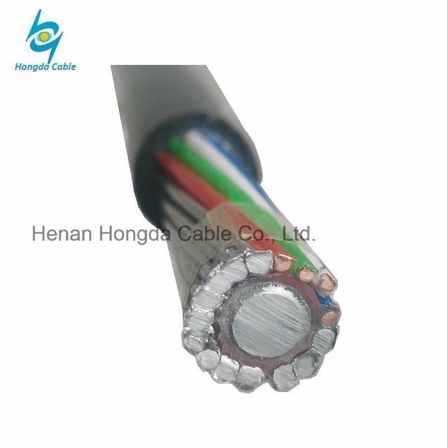 16mm PVC Insulated Aerial Concentric Service Cable with Communication Wire