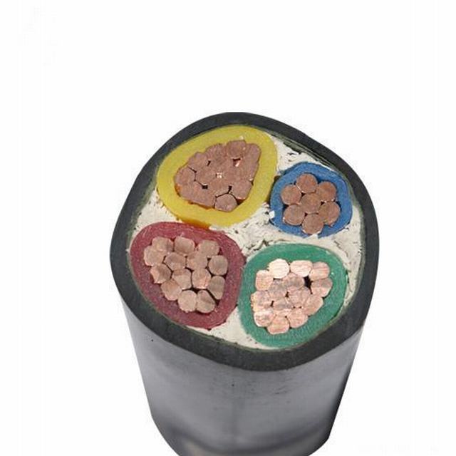 1kv 3+1 Core or 4 Core PVC Insualted PVC Sheathed Copper Core Electrical Cable Nyy