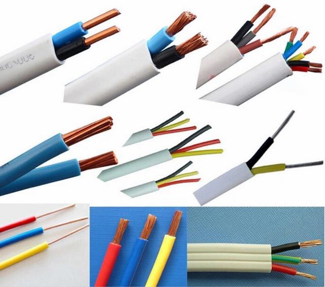 
                                 El material de aislamiento de PVC de 2,5 mm y cable eléctrico Flexible aplicaciones generales                            