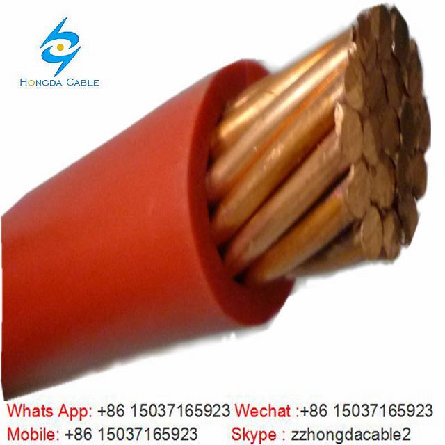 
                                 3/0 AWG Alambre de cobre aislados con PVC, cable eléctrico de cobre trenzado                            