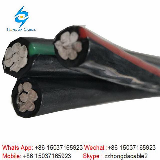
                                 3*16 ABC XLPE cabo de alumínio/PE/PVC/HDPE/MDPE/LDPE                            