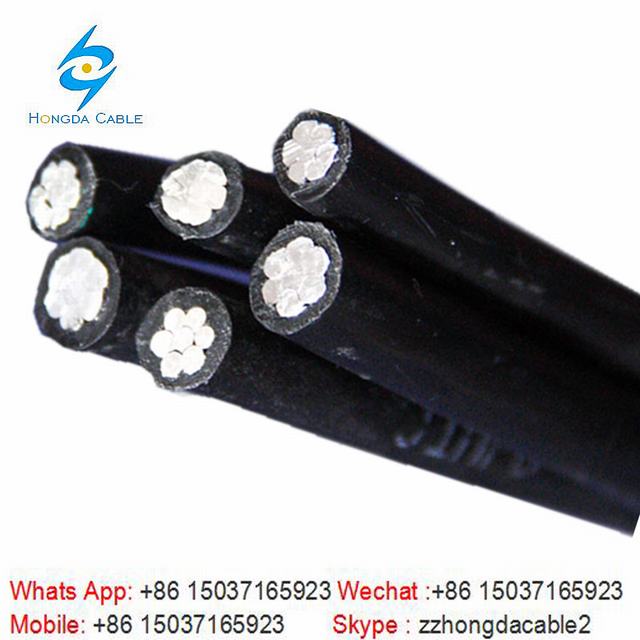
                                 3*25*16+2+54.6 ABC Aluminio Cable Cable superior                            