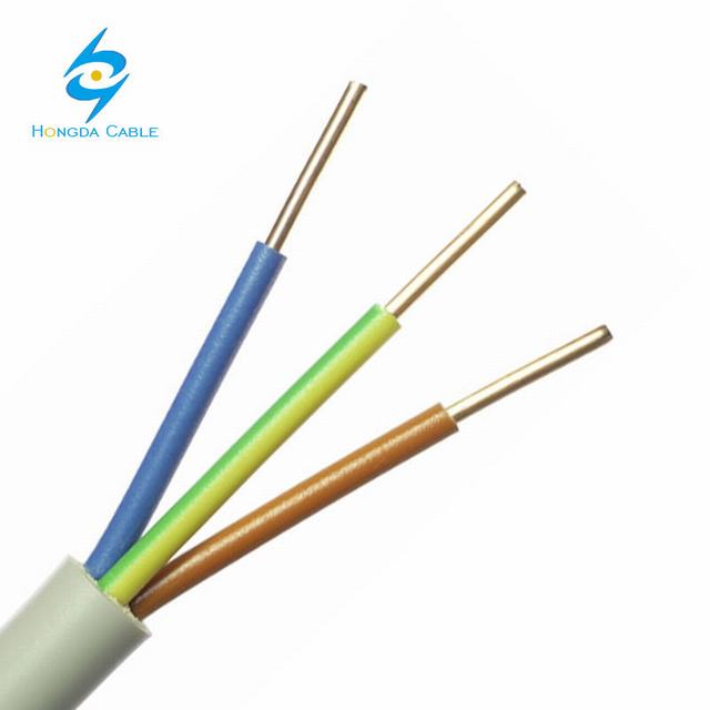  3 núcleos de 1,5 mm Cable Flexible Cable multifilar