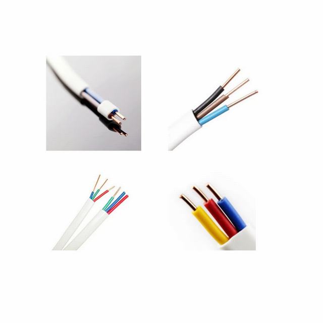 
                                 3 основных 2,5 ПВХ изоляцией ПВХ пламенно плоский провод кабеля                            