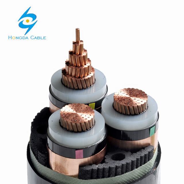3 Core 240mm2 Copper Conductor XLPE Coated Electric Copper Cable
