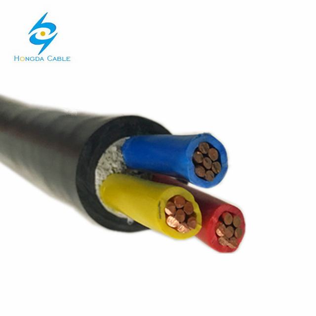 3 основных 25мм Nyy медного провода кабеля с ПВХ изоляцией электрический кабель 3X25мм