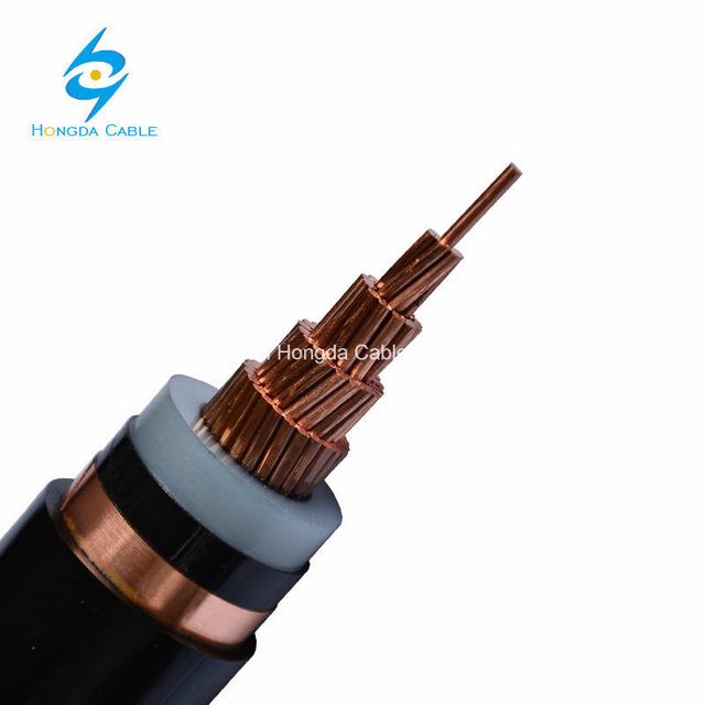 3 Core Copper Conductor 15kv Armored Medium Voltage Cable