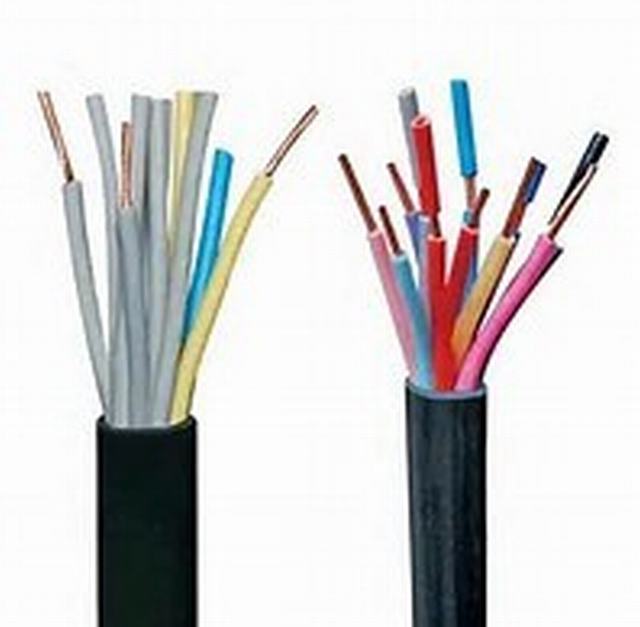 300/500V Copper Conductor PVC Insulated PVC Sheathed Flexible Cable