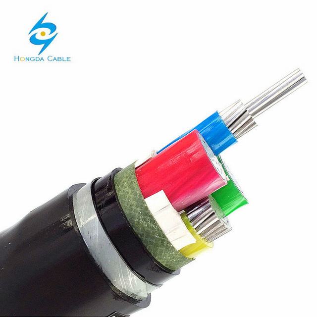 300mm XLPE 4 Core Armoured Cable Aluminium Yjlv22 Yjv22 Cable 4X300