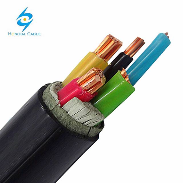  35mm 16mm 6mm 4mm cable de alimentación de 5 núcleos de PVC