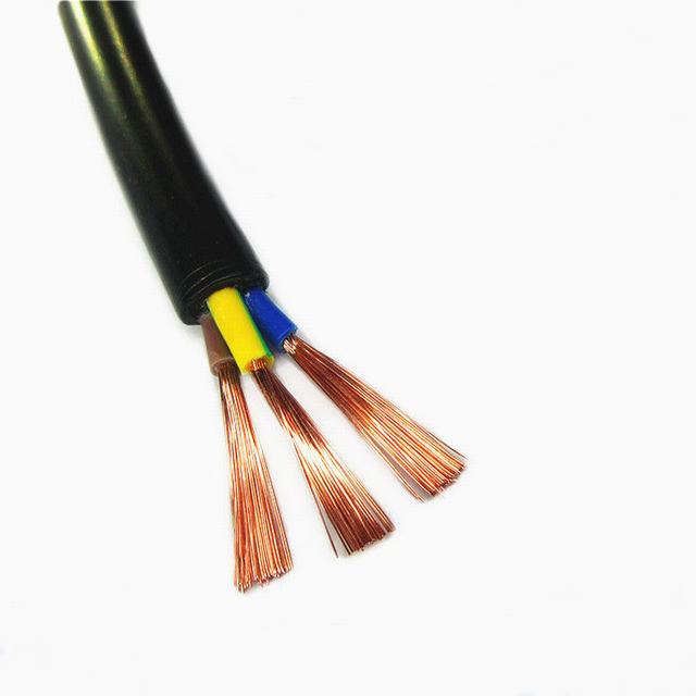 3X4 5X4 5X6mm2 PVC Insulation and Sheath Flexible H07VV-F Cable