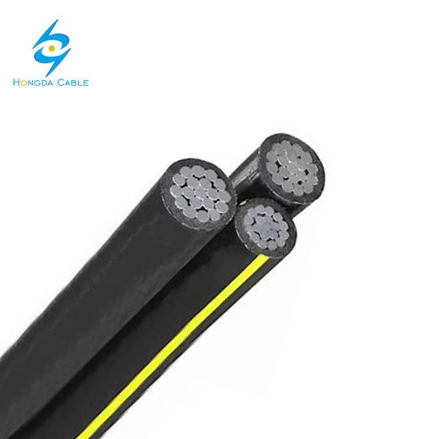 3core 4 Core ABC Power Cable Aluminum Conductor PVC/PE/XLPE Insulation 2*16mm2 3*35mm2 4*16mm2 Overhead Cable