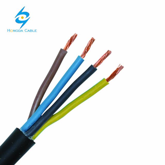  4 conducteurs câble PVC de 4 mm Fire Cable