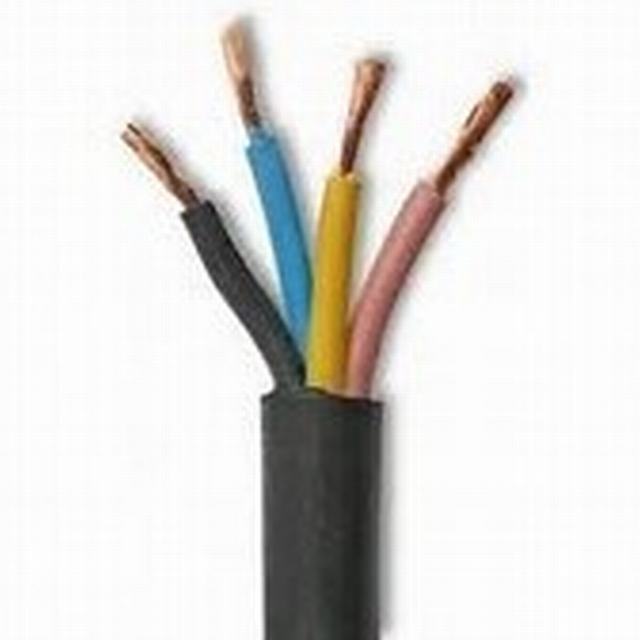 
                                 De 4 Núcleos de cable eléctrico de cobre flexible                            