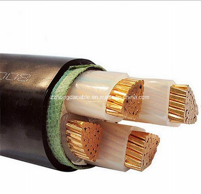  Cable de alimentación de 4 núcleos XLPE/Cu/PVC Non-Armoured blindadas o cable eléctrico