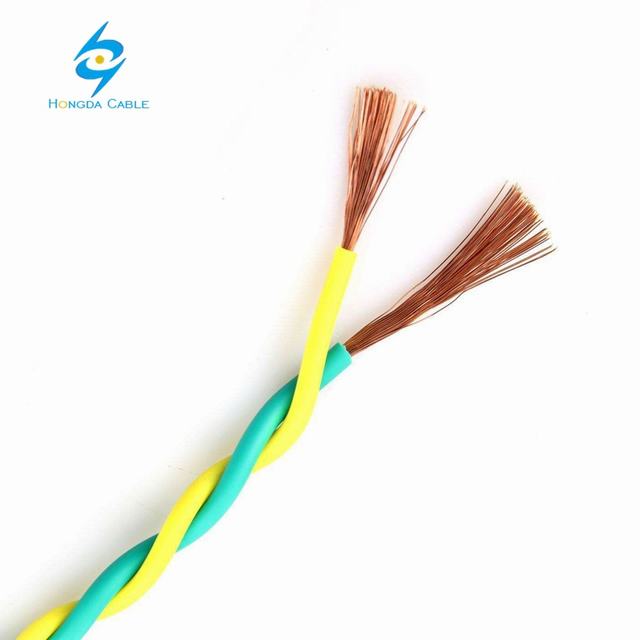  450/750 V Cu/PVC (IEC 60227) Cable de PVC trenzado El cable eléctrico