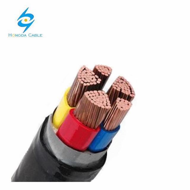  450/750V 5 coeurs isolés de PVC/PE Polyéthylène réticulé gaine de câble d'alimentation IEC60502-1