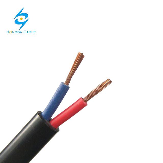 
                                 450/750V H05VV-F Flexi Cooper Cable 1 Core de 2 núcleos de 35mm cable de PVC de 50mm                            