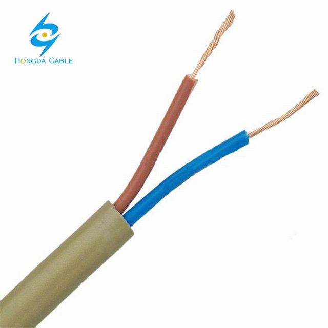  450/750V Cable de cobre trenzado de multi-core 2x1,5 mm 34X2.5mm X2.5mm X2.5mm 5 Cable de alimentación