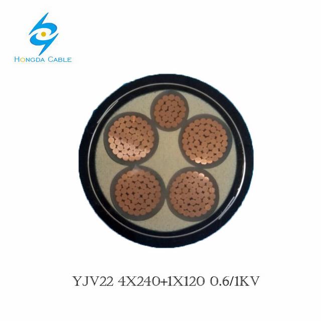 4X240+120mm2 5 Cores Low Voltage Armoured IEC 60502-1 Underground Cable
