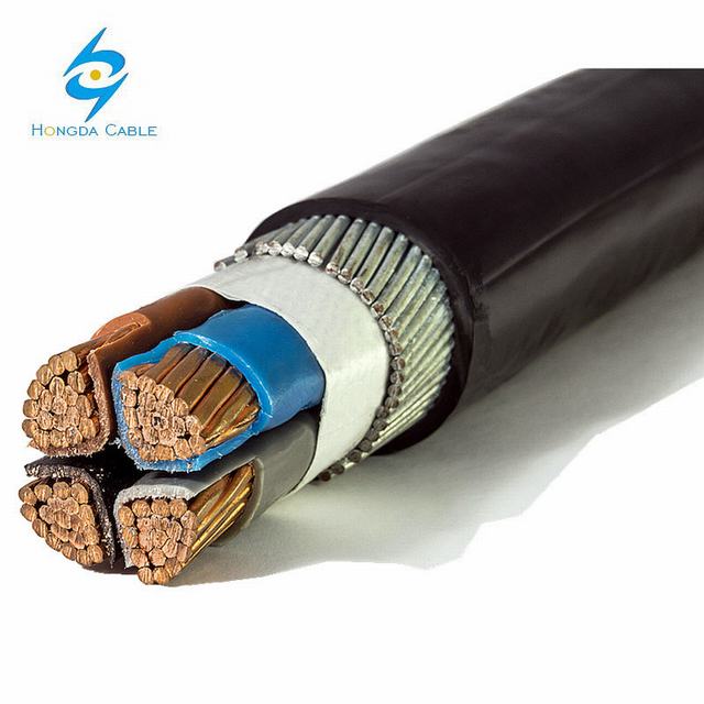  4X35мм2 4X95мм2 XLPE бронированных медных кабелей для строительства