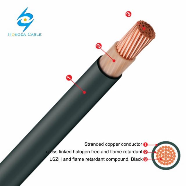4mm2 6mm2 Halogen Free Cross-Linked Photovoltaic Cable PV Solar Cable