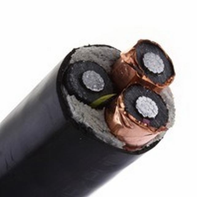  6/10kv XLPE Conductor de cobre o aluminio con aislamiento de cable de 3 núcleos