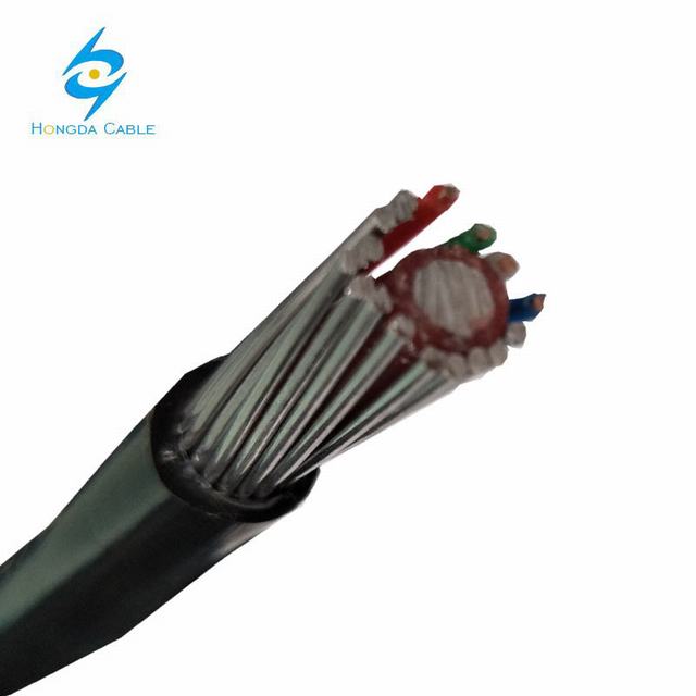  600/1000V monofásico aislados con PVC Cable concéntrico con cobre o aluminio conductor para el suministro de electricidad