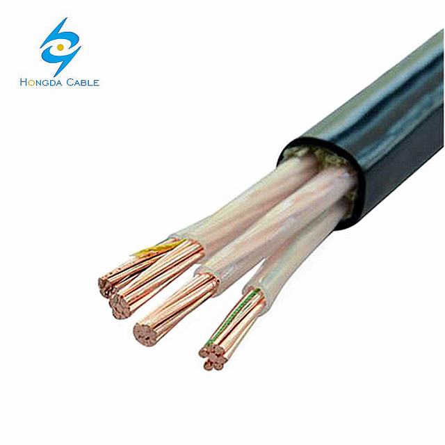  600 1000V Metro cable de alimentación de 4 núcleos de 25mm de cable eléctrico de cobre
