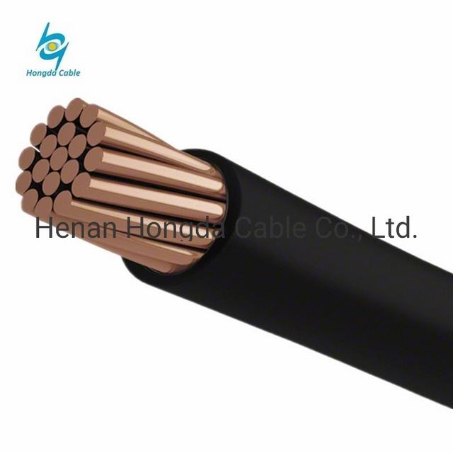 
                                 600V 2/0 3/0 4/0AWG 250 mcm conducteur de cuivre isolés de PVC Thw Tw le fil électrique                            