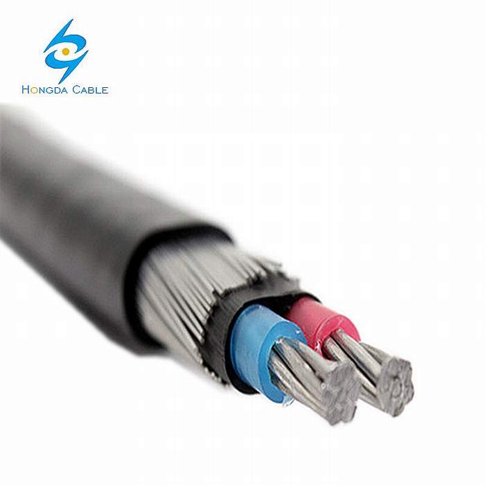 
                                 600V/aluminio/cobre XLPE 8000 Cable concéntrico de aleación de aluminio 3X6 2X8 3X4 2X10 AWG                            