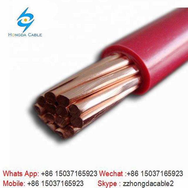 
                                 60mm2 de cable de cobre Cu/PVC para el mercado de Filipinas                            