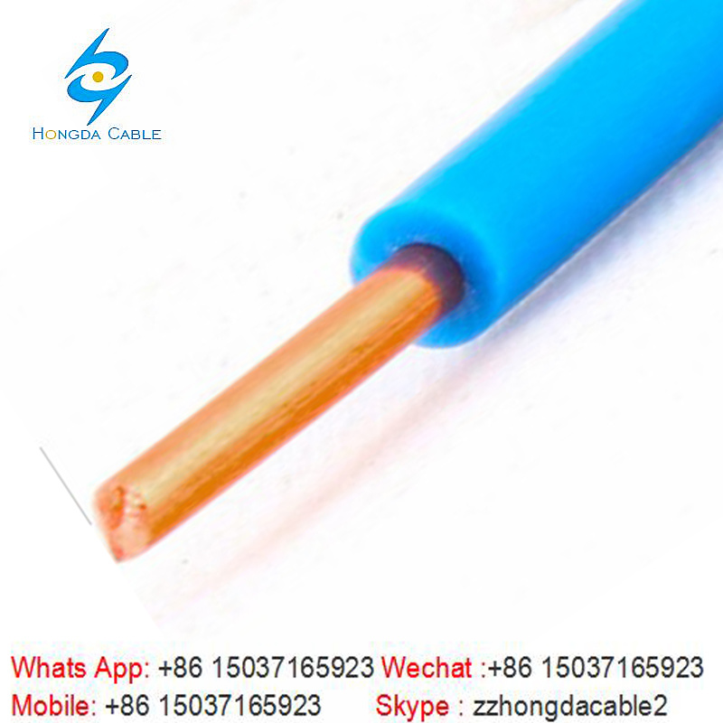 
                                 6mm2 Fio Elétrico de cobre do fio elétrico de PVC                            