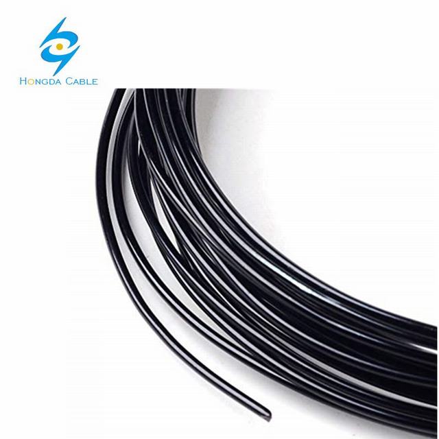 
                                 8 cable de aluminio de calibre 10 de aislamiento de polietileno negro                            