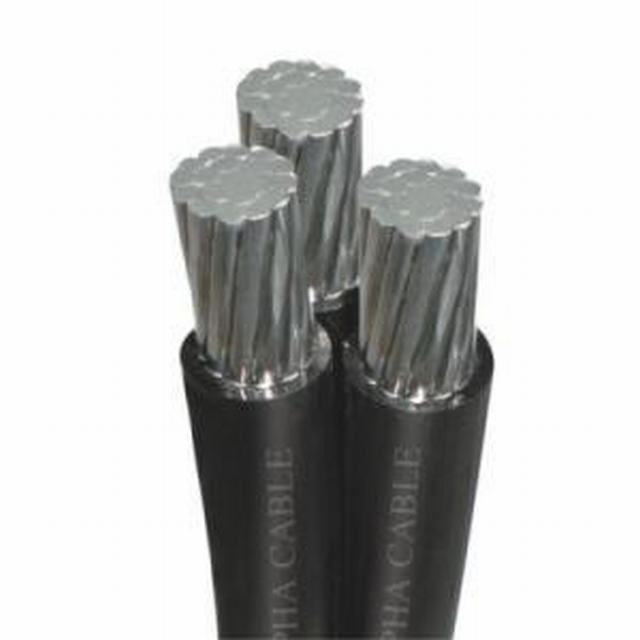  Cavo di ABC torto dalla riga dell'alluminio di 3cores 3*35m utilizzata nelle righe ambientali di distribuzione di energia di isolamento Rated di tensione 600/1000V XLPE/PVC/HDPE