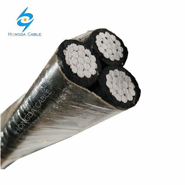 Aerial Bundle PVC/XLPE Insulated Overhead Cable 3X95mm ABC Cable Aluminum Conductor