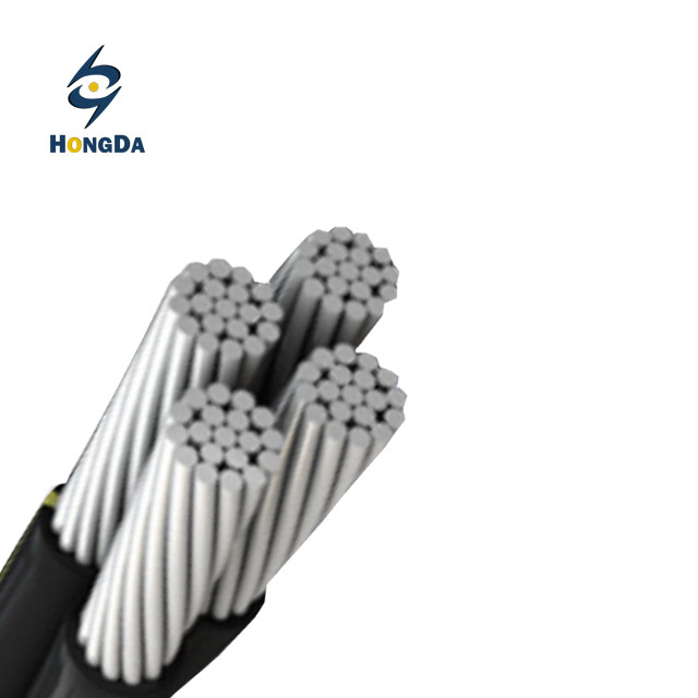 
                                 Material conductor de aluminio y material de aislamiento XLPE agrupado el cable de aluminio                            