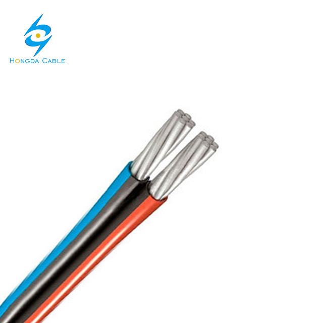  Cable de la sobrecarga de conductores de aluminio 2X10 2X16 Cable ABC