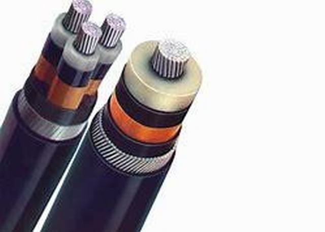 Aluminum Conductor XLPE Insulated Steel Wire Armored PVC Sheathed 3 Core Power Cable