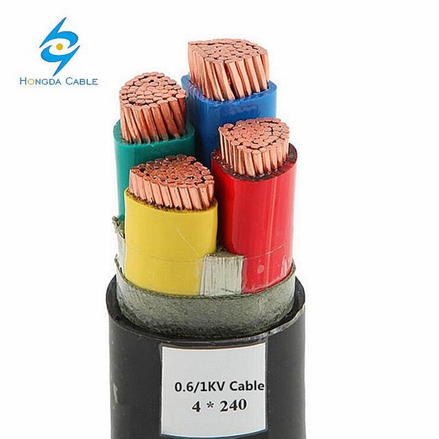 Chinese Cable Manufacturer Insulated XLPE Power Cable 4X240mm2