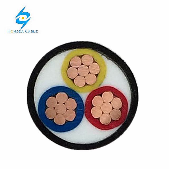 Chinese Cable Supplier Low Voltage Nyy 3X50 3X95 Copper PVC Underground Power Cable 600V