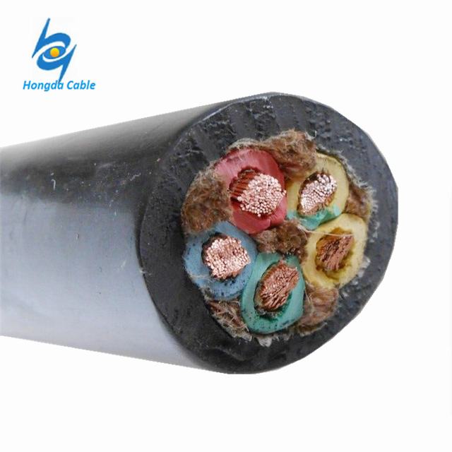  Clase 5 de PVC XLPE Multicore Conductor 4 Cable de cobre flexible