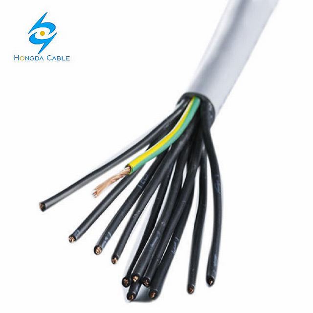  El cable de control 16 núcleos de cobre del cable de control de la chaqueta de PVC