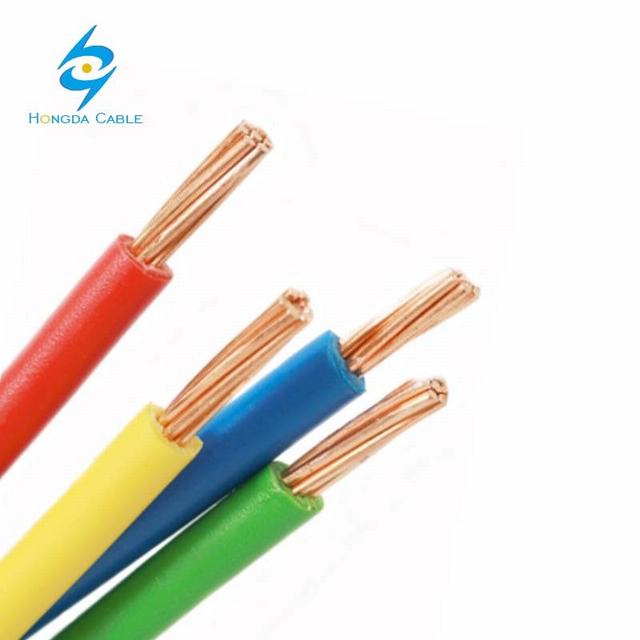  El material conductor de cobre aislados con PVC 10 mm2, la construcción de cable