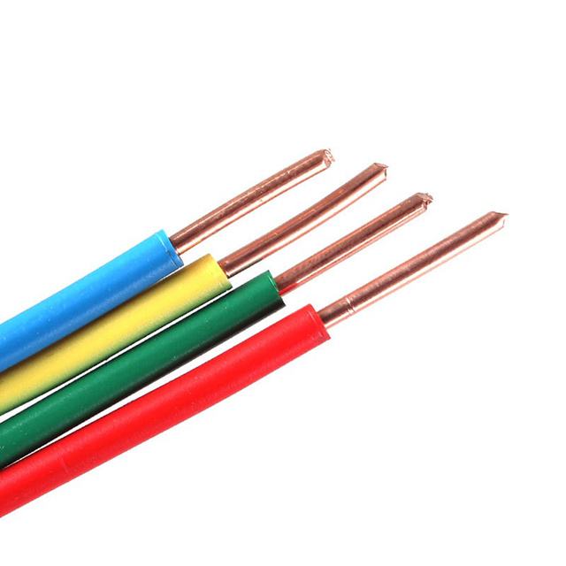 
                                 El material conductor de cobre y el tipo de Conductor sólido Cable eléctrico                            
