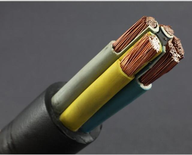  Isoliertes Cu/PVC/PVC 300/500V Kategorie 5 Kurbelgehäuse-Belüftung, Kurbelgehäuse-Belüftung umhüllte 2-5 flexibles elektrisches Kabel der Kern-H05VV-F