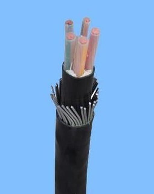  Cu/XLPE/PVC/Swa/PVC 600/1000V Classe 2, Isolados em XLPE com bainha de PVC, fio de aço de cabos blindados de 2 e 5 núcleos